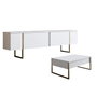 Hanah Home Luxe Set - Blanco y Dorado